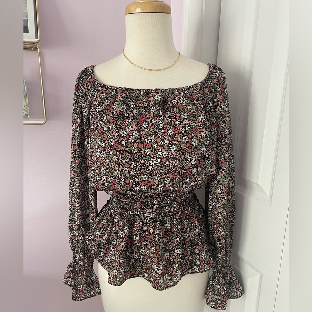 Max Edition long sleeve Floral Blouse